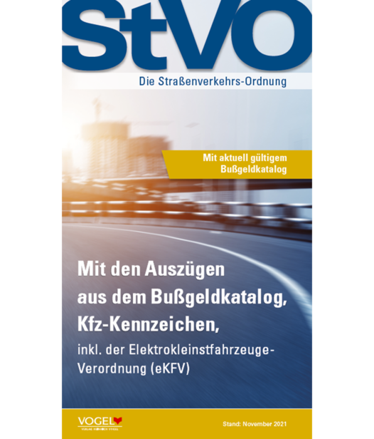 StVO Broschüre mit Bußgeldkatalog